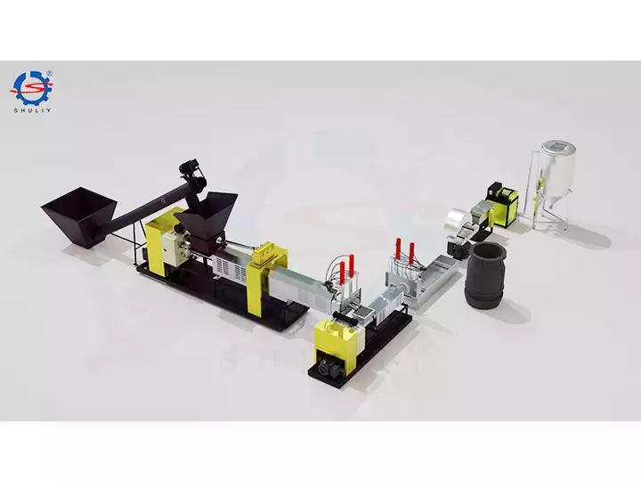  double-stage plastic granulating machine