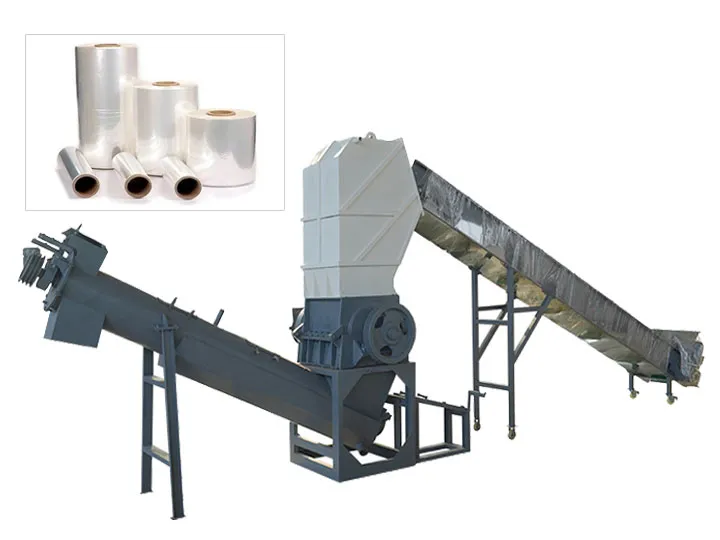 plastic shrink film wrap recycling machine